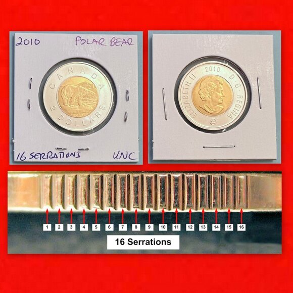 Canada 2010 Exclusive Set of 4 x $2 Toonie Coins! - Picture 6 of 16